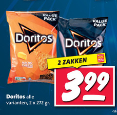  doritos chips 2 10 pack nacho cheese crunch zakken 