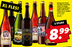  la trappe karmeliet hertog jan speciaalbieren 2 3 750 xl fles grand prestige tripel trappen trappist quadrupel witte kerst winter cuvee noel ml trap stuks 