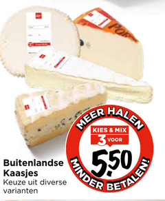  3 buitenlandse kaasjes eer hale mix minder 