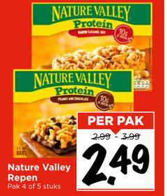  mueslirepen 4 5 10 nature valley protein safir caramel bars peanut and chocolate repen pak stuks 