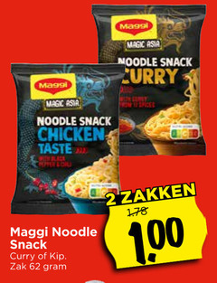  noodles 2 178 maggi asia noodle snack chicken taste with black mepper curry kip zak spices zakken 