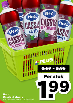  hero frisdrank taste added sugar cassis original since zero origina brew from cherry flessen pakken 1 5 liter stuk 