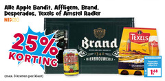  apple bandit desperados amstel affligem brand texels blikjes bier speciaalbieren krat radler 3 25 33 nix18 kratten wall bierbrouwerij original beer blikje 