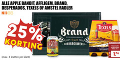  brand apple bandit desperados texels affligem krat bier appelcider speciaalbieren 3 25 33 amstel radler nix18 wall bierbrouwerij original kratten beer blikje 