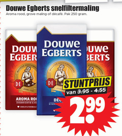  douwe egberts koffie 250 snelfiltermaling aroma rood grove maling pak douw meester joure evenwichtig rc koffiebranders branders l 