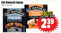  3 natural repen 3x40g fruit bars protein peanuts dark chocolate source almond apricot pack with yoghurt fibre free 