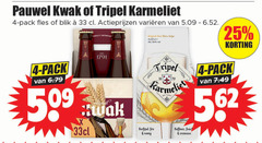  karmeliet pauwel kwak speciaalbieren 4 16 25 33 tripel pack fles blik varieeren since belgisch bier biere belge 8 verfijnd fris 