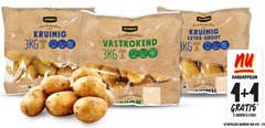  aardappelen 1 2 3 jumbo kruimig vitamine 1.3kg vezels koken bakken frituren vastkokend oven zakken kilo varieeren 