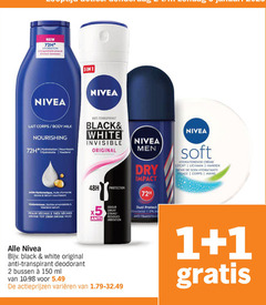  1 2 10 150 new 72h hydration bewezen 5-in-1 nivea lait corps body milk nourishing anti transpirant black white nourrissant hydratatie voedend invisible original men hyaluronique huile douce hyaluronzuur zachte amandelolie serum peaux seeches trees droge huid protection dry impact soft hydraterende lichaam handen hydratante visage mains odour sweat stains irritation dual protect deodorant bussen ml varieeren 