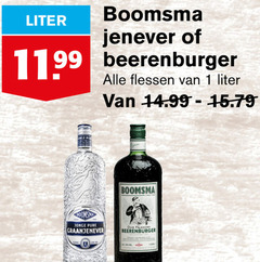  boomsma jenever berenburg 1 30 liter beerenburger flessen jonge graanjenever oud friesche 