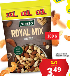  300 xxl royal mix unsalted almonds hazelnuts brazil nuts ongezouten notenmelange 