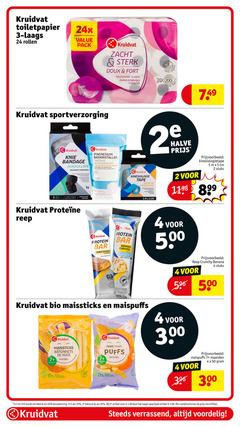  1 2 3 4 5 24 25 33 34 50 300 500 kruidvat toiletpapier rollen pack zacht doux fort papier hygienische couche hellen halve knie bandage neopreen neoprene magnesium badkristallen cristaux dode zee kristallen la richten 1kg 1x maat taille links rechts gauche verstelbaar reep protein bar cookie dough flavour kinesiologie tape banana caramel sala wide praten 5cm cm stuks certified bio 7 naturel maanden min mais puffs crunchy 2e artikel combinatie verrassend 