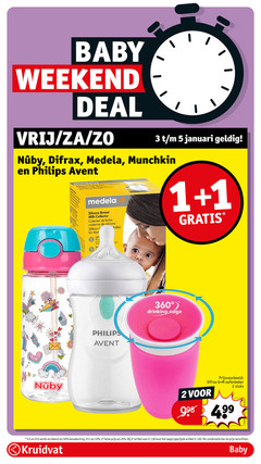  1 2 3 5 6 25 33 50 360 baby weekend deal vrij januari difrax munchkin philips avent silicone breast milk collector leche materna oefenbeker stuks 2e halve artikel combinatie kruidvat 