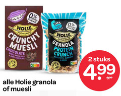  muesli 2 20 sugar crunchy chocolate granola protein crunch stuks 