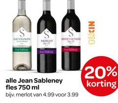  witte wijn rode 20 750 sauvignon cabernet merlot jean fles ml 3.99 