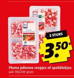  spekreepjes spekblokjes 2 200 julienne reepjes stuks pluma pak 150 