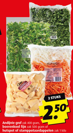  hutspot groenten aardappelen boerenkool andijvie 1 2 400 500 quiksilver hes stuks grof zak fijn stamppotaardappelen kilo 