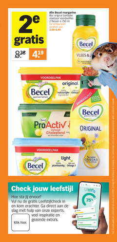  becel margarine olie en vetten 2 3 45 50 100 750 2e original bakboter vloeibaar flessen ml varieeren fe hart vlees 3x omega olijfolie rijk natuurlijke plantaardig pro-activ verlaagt cholesterol water wijze light omega3 check leefstijl vul kom erachter slag experts inspiratie klik ilse online voeding 00 bewegen slapen ontspannen combinatie productvarianten combineren 