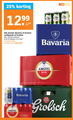  grolsch bavaria amstel krat bier blikjes 6 10 18 19 24 25 1870 volk am ge 330ml hout nds pils europa mineraalwater jaar gezuiverd pilsner multipacks kratten pilsener liter varieeren lieshout brouwer 