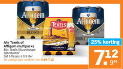  affligem texels speciaalbieren 6 25 speciaalbier blond zacht riek multipacks skuumkoppe liter varieeren tarwebier 