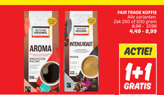  fair trade original koffie koffiebonen 1 250 500 fairtrade weg inkomen zak 8 17 4 99 aroma volle rond zoete afdronk snelfilter maling nicaragua guatemala oeganda intensiteit 06 12 roast intense espresso pittig bonen wit agua 