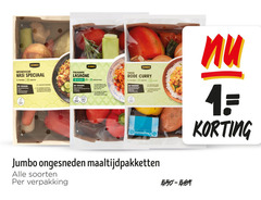  groentenpakket 1 4 25 30 indonesische jumbo nasi personen minuten italiaanse lasagne thaise rode curry coconut milk ongesneden maaltijdpakketten soorten 