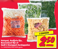  andijvie boerenkool aardappelen hutspot groenten 2 fijn stamppot 1000 400 500 quiksilver pommes pour puree zakken 