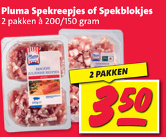  spekreepjes 2 pluma spekblokjes pakken 200 150 