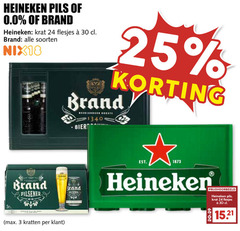  heineken 0.0 brand blikjes bier krat 3 18 24 25 30 pils soorten scan wylre srand pilsener kratten 