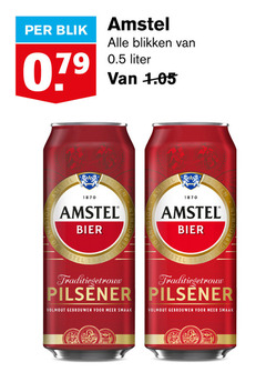  amstel blikjes bier 1870 blik blikken liter stel traditiegetrouw pilsener volmout 