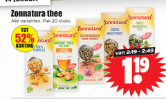  zonnatura thee 2 20 30 100 pak stuks natural kamille bio natuurlijk goedemorgen groene gember puur proef bonne nachtrust brandnetel kruideninfusie 