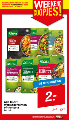  knorr maaltijdmix 65 200 250 1830 weekend porties trattoria kipfilet toscana belofte groente natuurlijke madras gerechten wereldgerechten indiase kip tandoori italiaanse lasagnette napoletana mexicaanse pak online 40- 