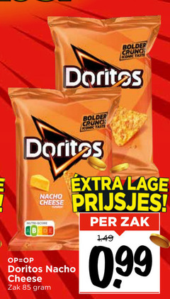  doritos chips crunch iconic taste nacho cheese nutri score zak lage prijsjes 99 