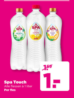  spa en fruit fruitdrank 1 mojito lemon touch passion www flessen liter fles 