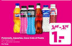  coca-cola fanta frisdrank cola 50 power aquarius blast zero sugar win music prizes coca flesje 