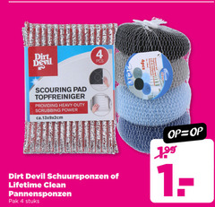  schuursponsjes 4 devil pad duty power lifetime to tampons schuursponzen clean pak stuks 