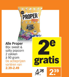  popcorn 2 90 taste corn sweet salty zakken varieeren 