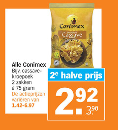  conimex boemboe maaltijdmix kroepoek 2 indonesische cassave zakken varieeren 2e halve 