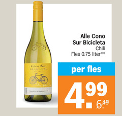  cono sur witte wijn come filler young boy chardonnay chili fles liter 