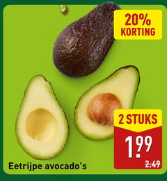  avocado 2 20 stuks eetrijpe 