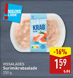  salade 2 250 nieuwe surimi krab nutri score brood toast vissalades 