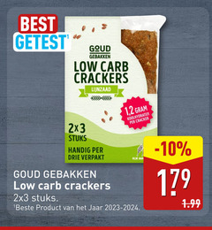  crackers best getest 00 goud gebakken carb lijnzaad stuks drie verpakt 1 2 koolhydraten cracker rijk jaar 