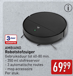  robotstofzuigers 3 350 3jaar robotstofzuiger gebruiksduur min ml stofreservoir automatische routes mop accessoire stuk 