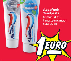  aquafresh tandpasta 1 controle freshmint tandsteen control tube ml 