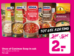  unox conimex soep rom hartige spek uno holland katenspek rookworst klassieke tomaten grof gesneden courgette paprika gehaktballetjes groenten vezels rijkgevuld goulash rundvlees tomaat aardappel rijk since pittige thaise kippensoep beter leven zak zakken ml 