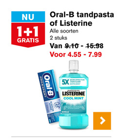  oral-b listerine mondwater tandpasta 1 2 stuks oral b soorten pro-expert protect 5x effective floss at reduction above mondspoeling cool mint bacterieen verwijderen achterblijven tanden poetsen 500ml 