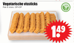  vissticks 8 vegetarische pak stuks vega 