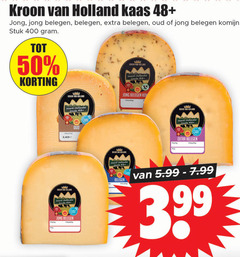  kaas 50 400 kroon holland 48 jong belegen oud komijn stuk hollandse gouda kom inhoud planet proof 5.99 