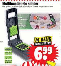  14 multifunctionele snijder verwisselbare o.a. raspen snijden blokjes mesa living multi hakt raspt voedsel vorm vingers veilig and food shape you dog your fingers safe hakken blender slice delig elders 