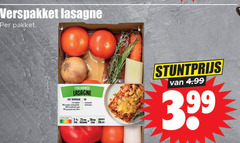  groentenpakket 2 25 150 300 verspakket lasagne pakket italiaanse olijfolie rundergehakt ml halfvolle melk geraspte kaas 30 tip mozzarella nutri score min pers groente oven pp 